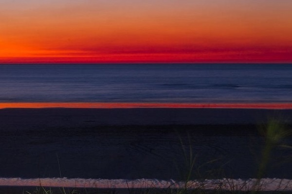Una puesta de sol en la playa de fama mundial 1