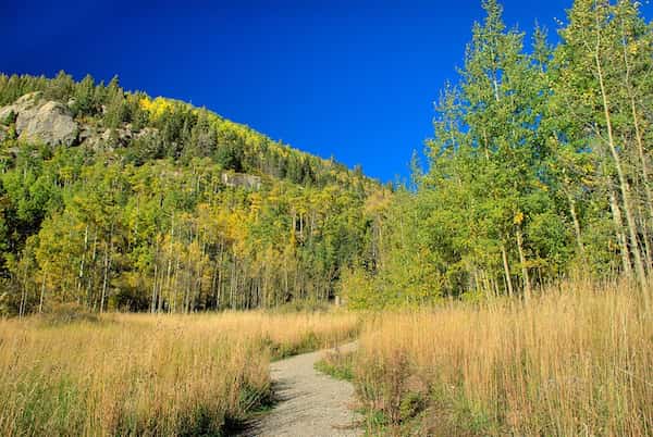 Valle de esquí de Taos-Colores del Otoño en Nuevo México
