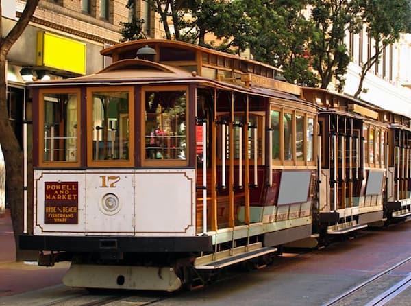 Viajar en teleférico - atracciones turísticas de San Francisco