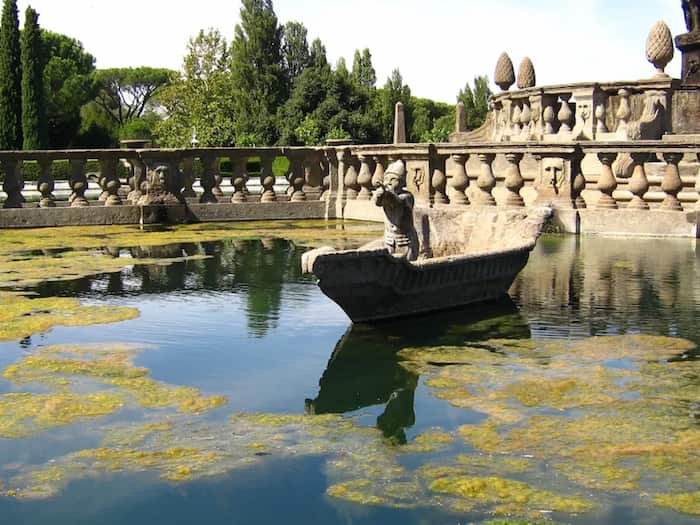 Villa Lante-jardínes cerca de Roma