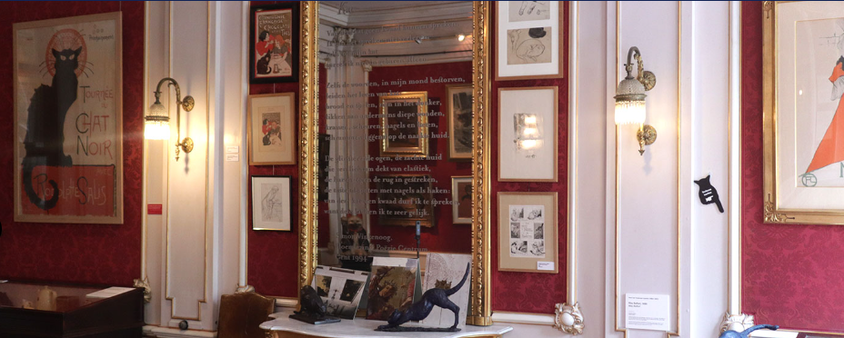 Visita un museo donde las obras representan únicamente gatos