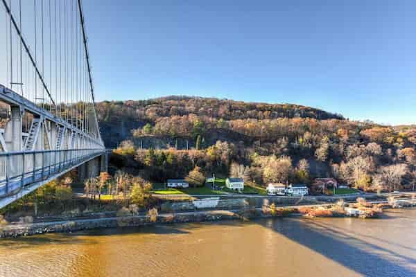 Walkway Over the Hudson State Historic Park-Colores de Otoño en Nueva York