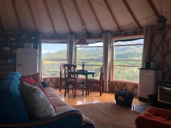 Yurta The Pebble-alquileres de yurtas en Idaho