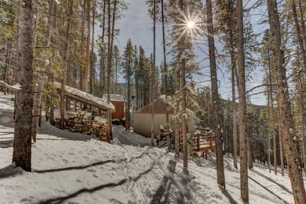 Yurtas Tennessee Pass-Lugares para Acampar en Invierno en Colorado