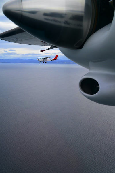 avion sobre el desierto de Tasmania 5