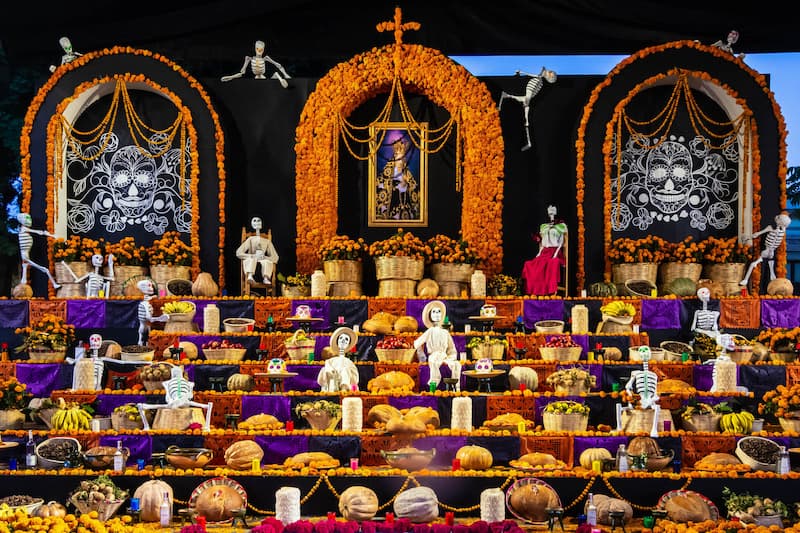 dia de muertos celebrada en México
