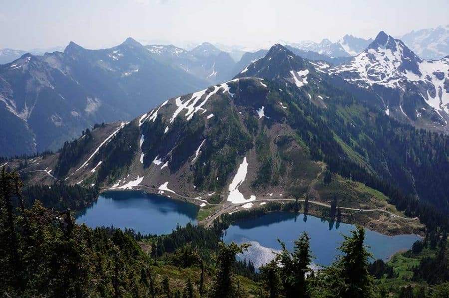 Montaña Winchester-senderismo en Mount Baker Wilderness