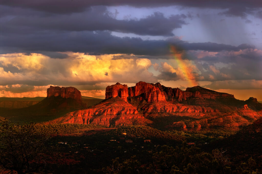Mejores Lugares para Visitar en Enero en EE.UU Sedona para los cañones de Red Rock