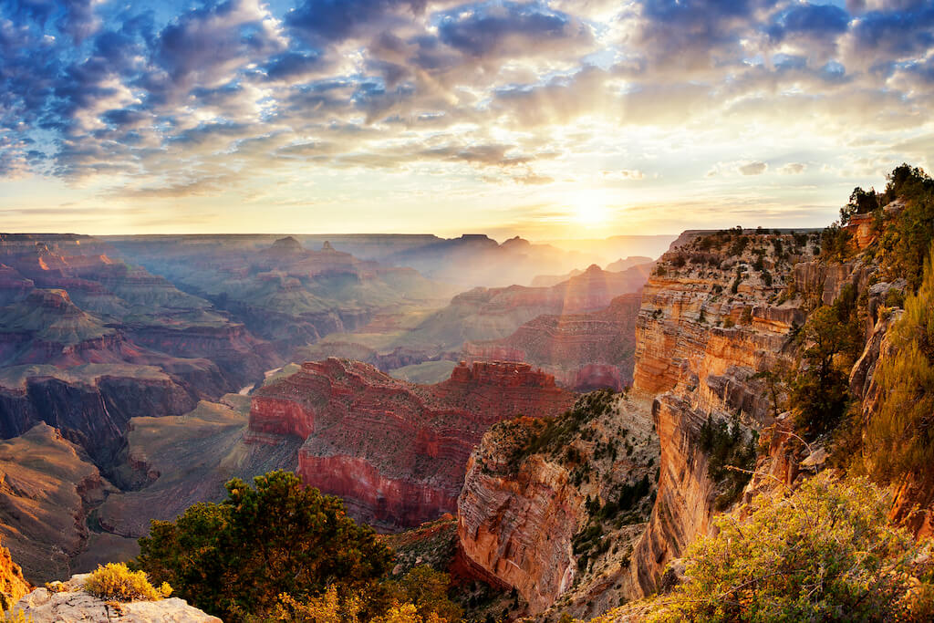 Gran Cañón, Arizona, para atardeceres de primavera
