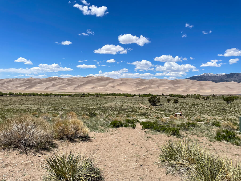 Parque Nacional Great Sand Dunes, CO, para trineos de arena