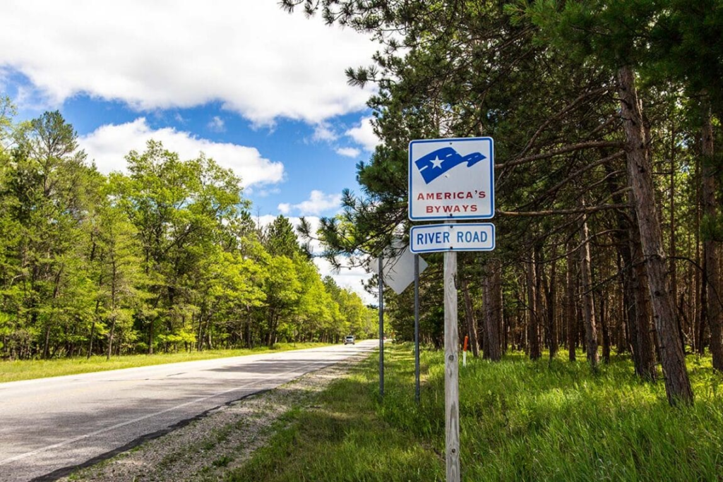 Camino panorámico de River Road