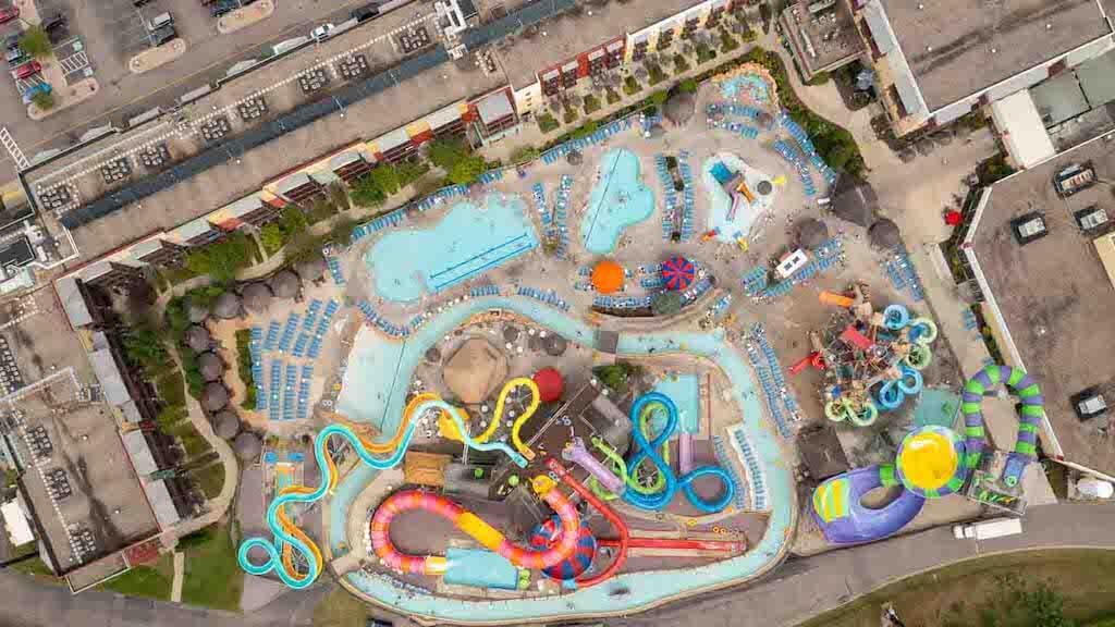 Wisconsin Dells para parques acuáticos