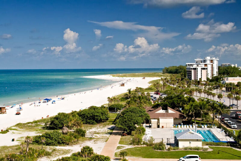 Disfrute de una escapada a la playa en Sarasota, Florida
