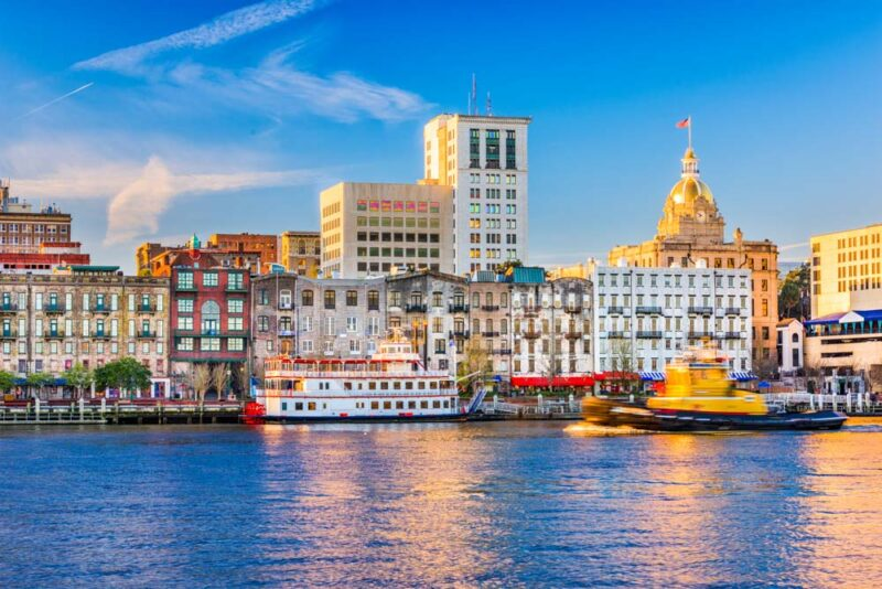 Mejores Lugares para Visitar en Enero en EE.UU Disfrute del encanto sureño en Savannah, Georgia