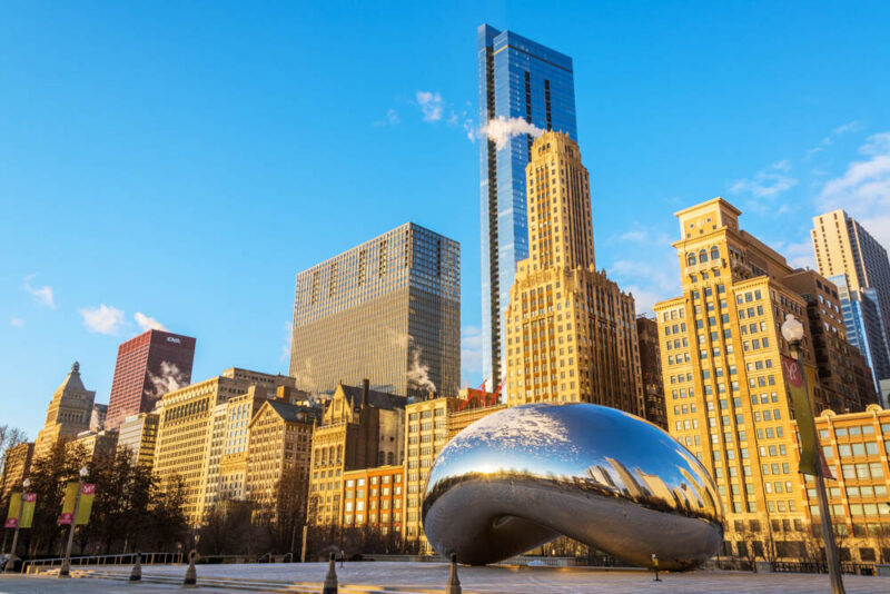 Mejores Lugares para Visitar en Enero en EE.UU Asista a un festival divertido en Chicago, Illinois