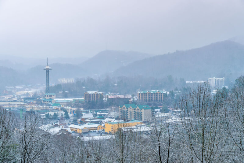 Experimente un paraíso invernal en Gatlinburg, Tennessee