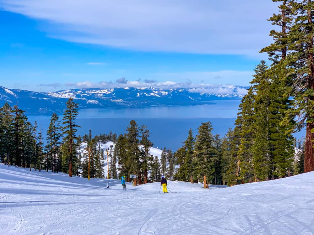 Heavenly, la frontera entre California y Nevada