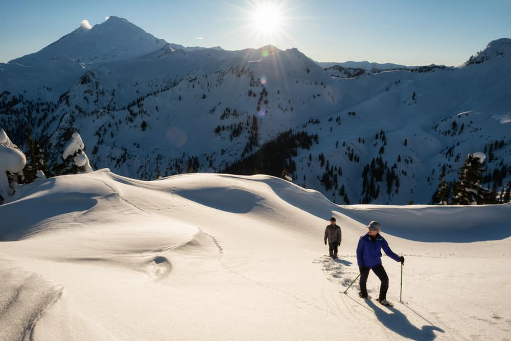 Mejores Lugares para Visitar en Enero en EE.UU Mt Baker, Washington: un paraíso invernal
