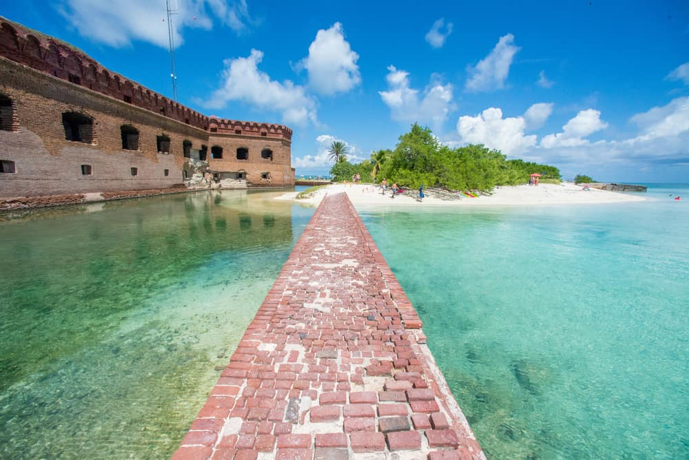 Parque Nacional Dry Tortugas, Florida: un gran lugar con temperaturas cálidas