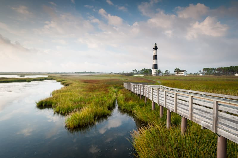 Mejores Lugares para Visitar en Abril en EE.UU Outer Banks