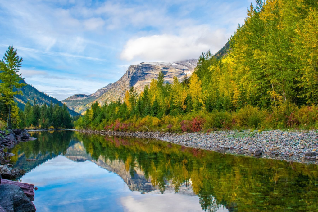 Mejores Lugares para Visitar en Septiembre en EE.UU Whitefish, Montana