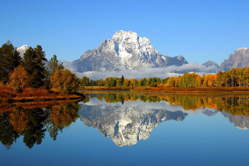 Mejores Lugares para Visitar en Septiembre en EE.UU Caminata por Grand Teton