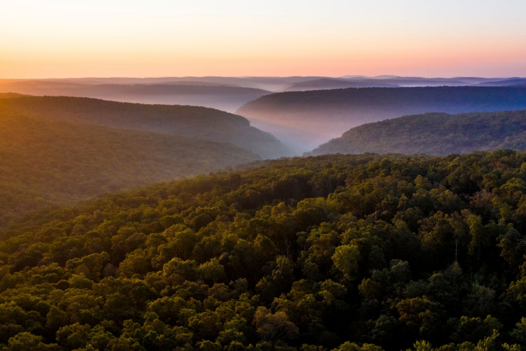 Lugares para Visitar en Octubre en EE.UU Montañas Ozark, Misuri