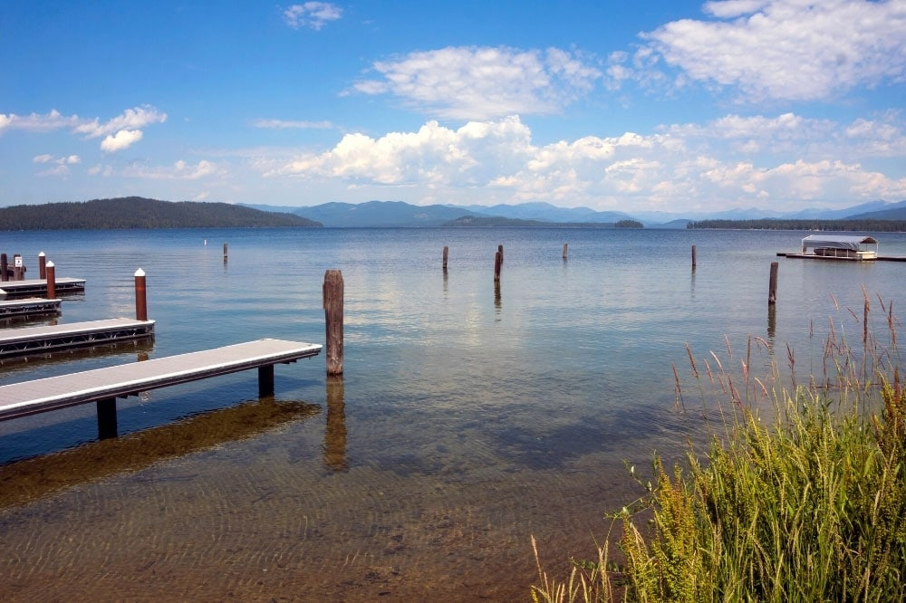 acampar en el lago Idaho Parque Estatal Priest Lake