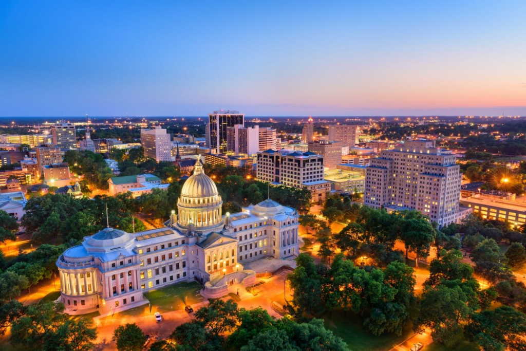 Viajes de fin de semana por carretera desde Nueva Orleans Jackson, Misisipi