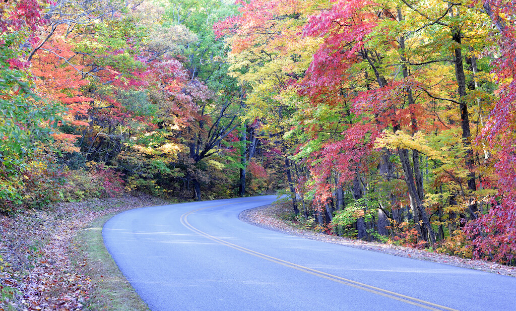 Asheville, Carolina del Norte, para disfrutar de los colores máximos