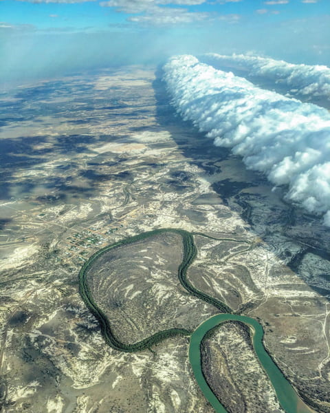 jinetes en la nube fenómenos raros del cielo que puedes presenciar en Australia 1