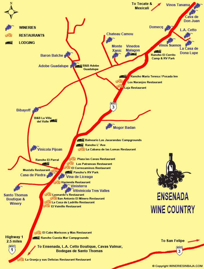 mapa de ensenada-vino