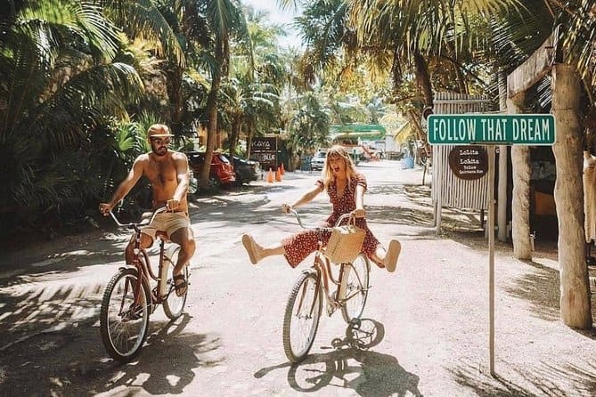montar bicicleta en tulum
