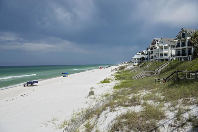 playas de arena blanca-rosemary beach