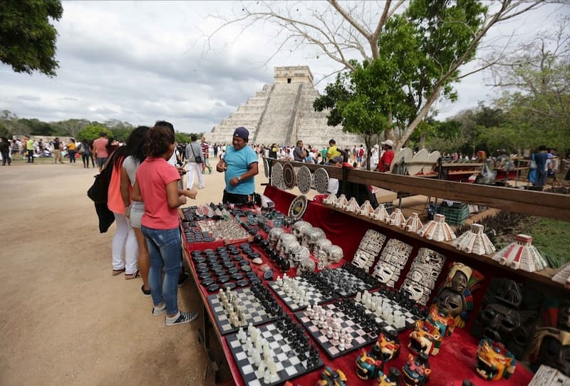 venta de artesanias chichen itza