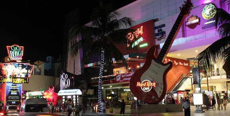 vida noctura en cancun