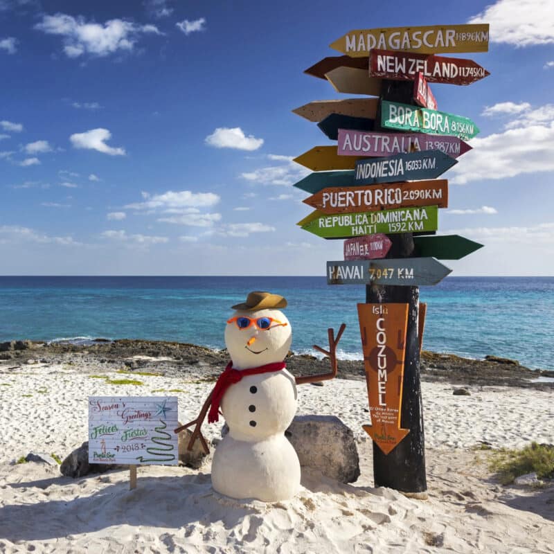 viva la navidad en cozumel