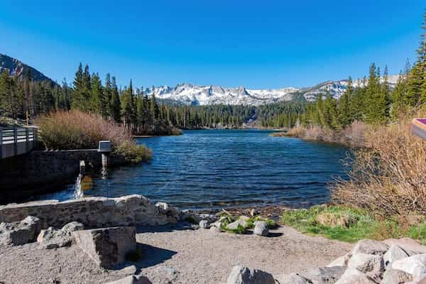 Campamento-de-Twin-Lakes 7 Lugares para Acampar en Mammoth Lakes, California