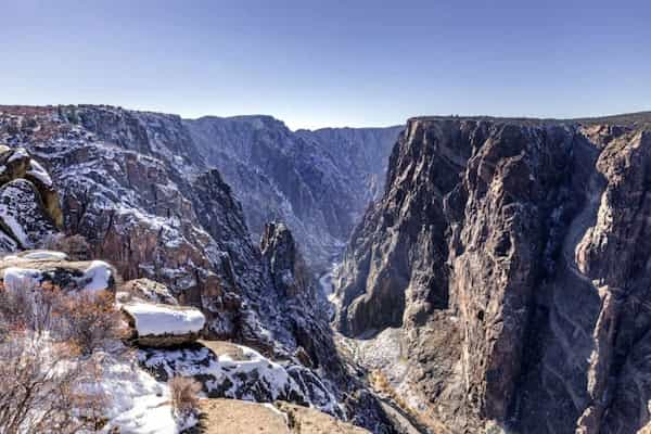 Campamento-del-Borde-Sur-1 7 Maravillosos Lugares para Acampar en Invierno en Colorado