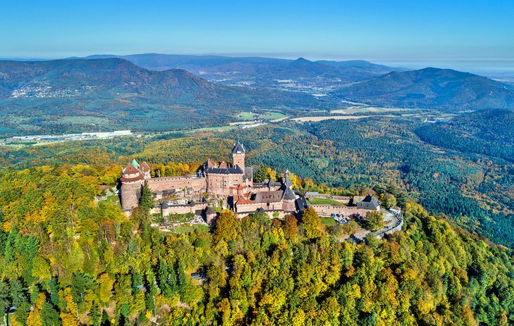 Castillo-del-Alto-Koenigsbourg 17 Mejores ciudades medievales de Alsacia Francia