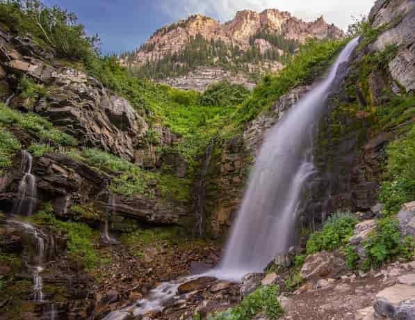 Cataratas-Timpanogos-1 15 Refrescantes Cascadas en Utah