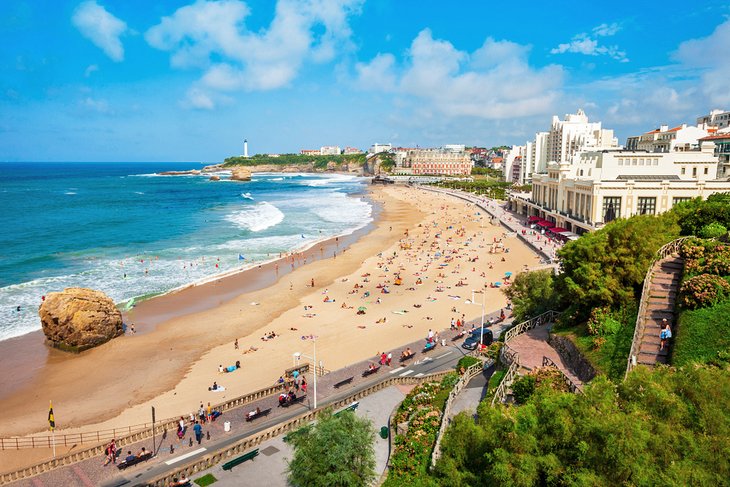 Gran-Playa 16 Atracciones turísticas de Biarritz en Francia