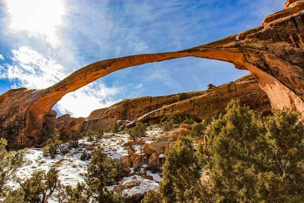 Landscape-Arch 15 Espectaculares Caminatas cerca de Moab