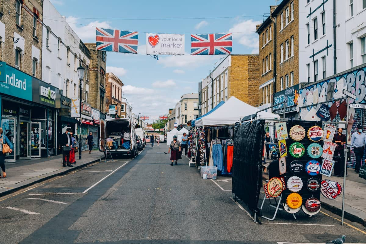 Mejores mercados en Londres De compras en la capital