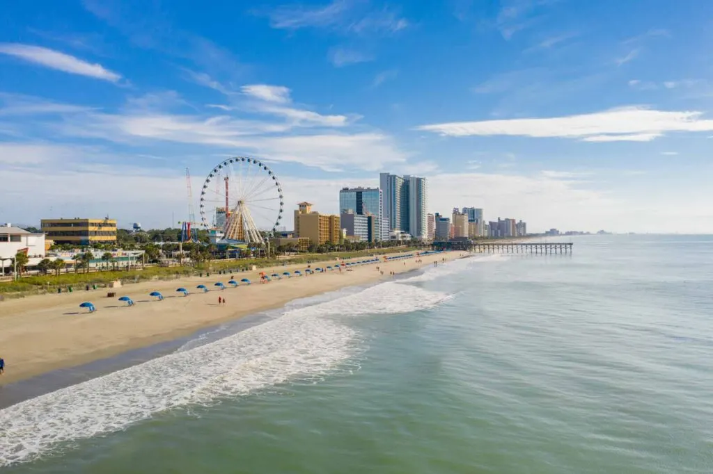 Myrtle-Beach-Carolina-del-Sur 60 Mejores Lugares para Visitar en Abril en EE.UU