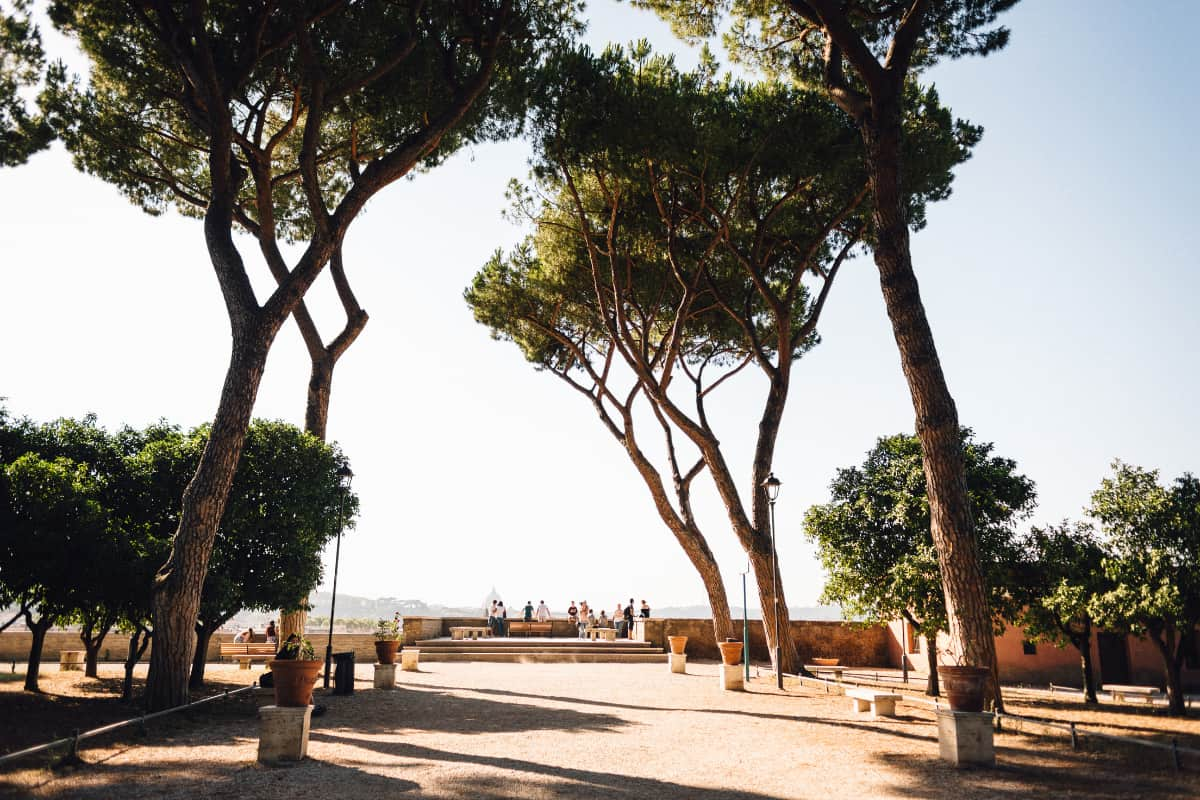 Parque Giardino degli Aranci Secretos antes de visitarlo