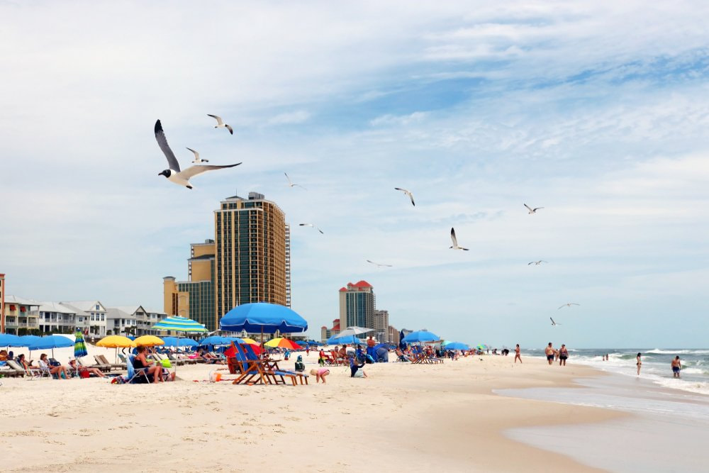 Playa-publica-de-Gulf-Shores 15 Mejores Playas de Estados Unidos [Lista Épica]