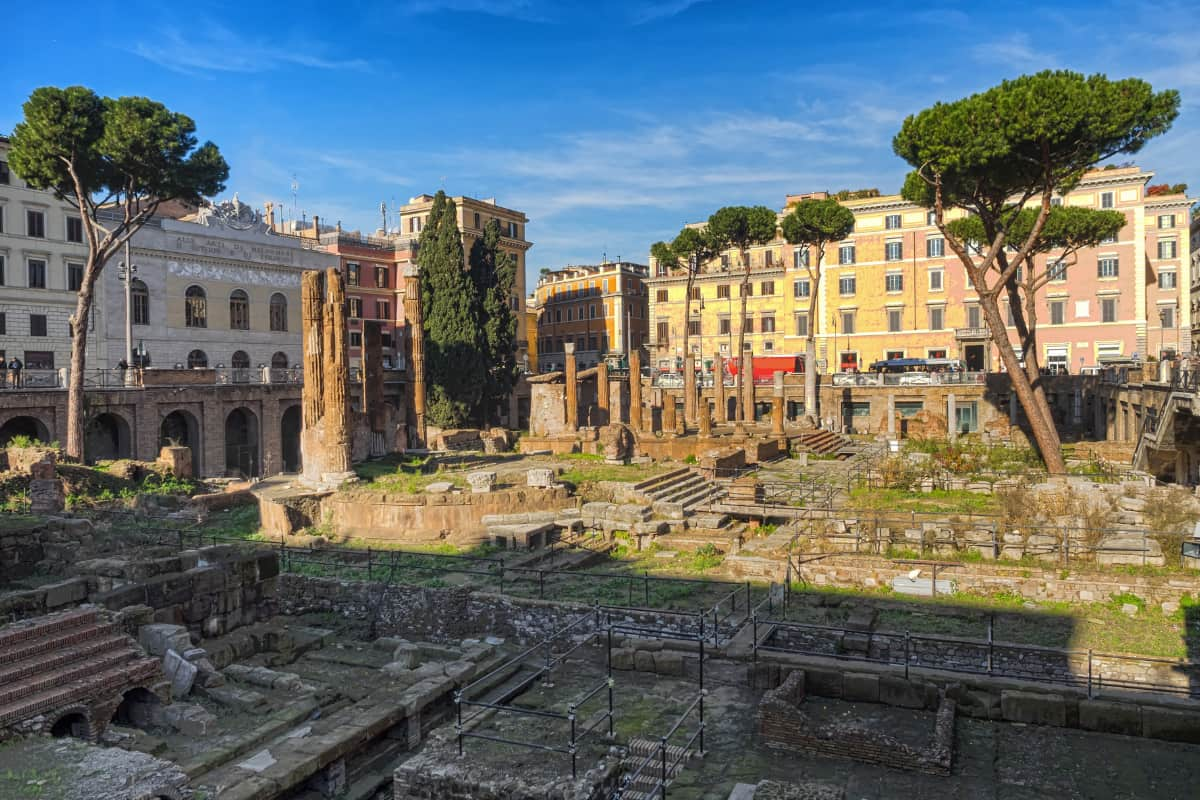 Plaza Largo di Torre Argentina Un espacio para la historia de Roma