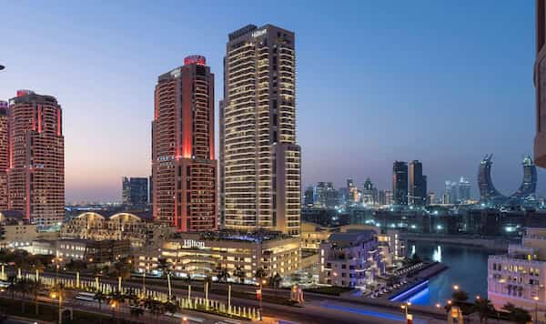 Residencias-Hilton-Doha-The-Pearl The Pearl Qatar ¡La Isla Artificial que Debes Conocer!