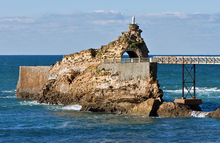 Rocher-de-la-Vierge 16 Atracciones turísticas de Biarritz en Francia